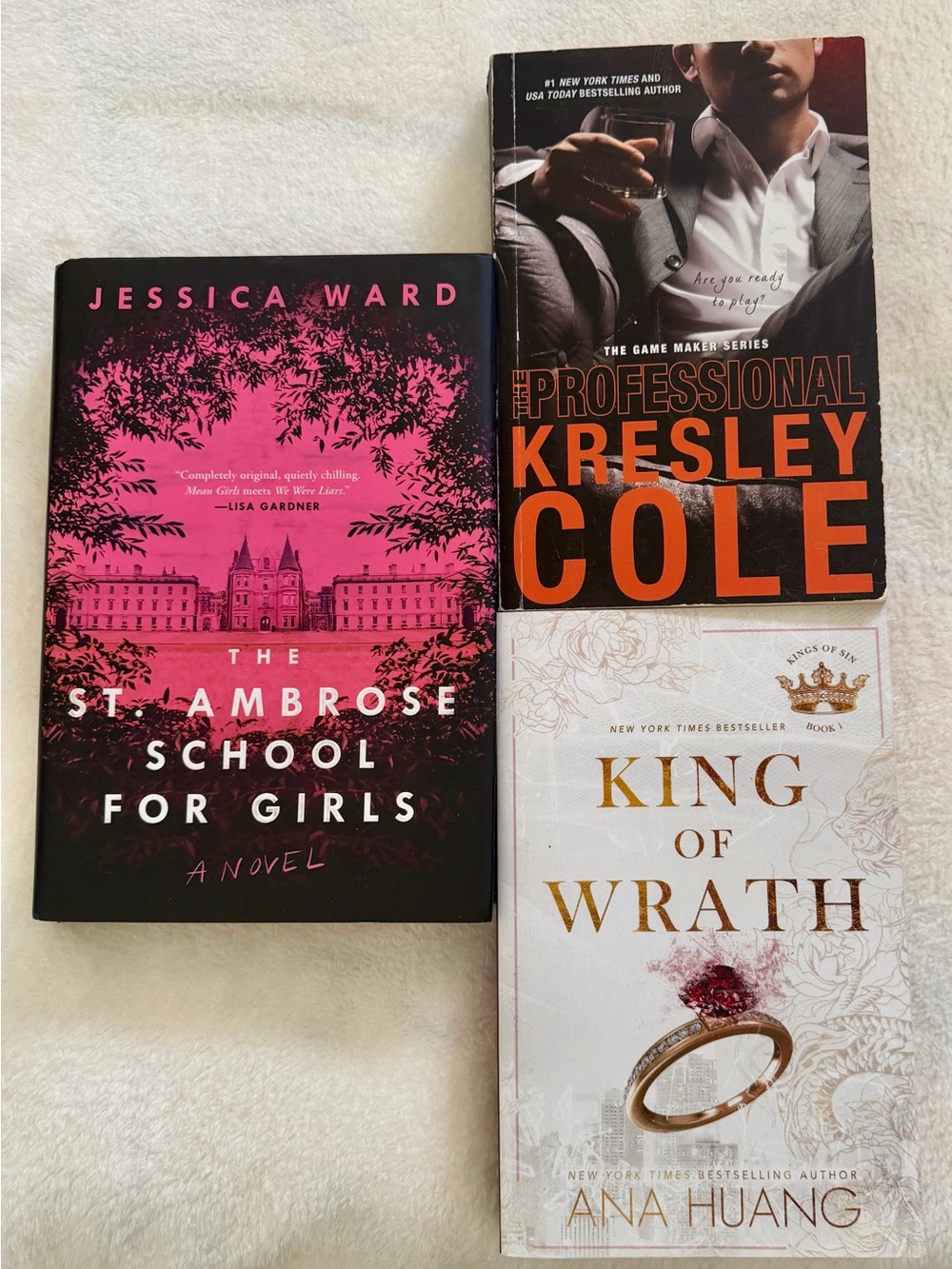 Book Bundle - St. Ambrose School for Girls + King of Wrath + The Professional